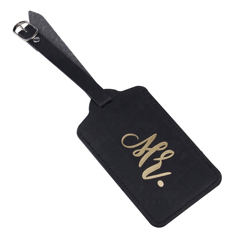 Mr and Mrs Wedding Luggage Tag PU Leather Passport Holders and Luggage Tag Set