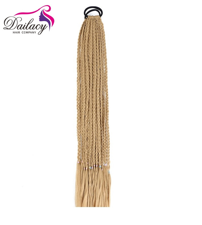 Premium luxury synthetic crochet hair braids extension pre-stretched faux locs crochet hair