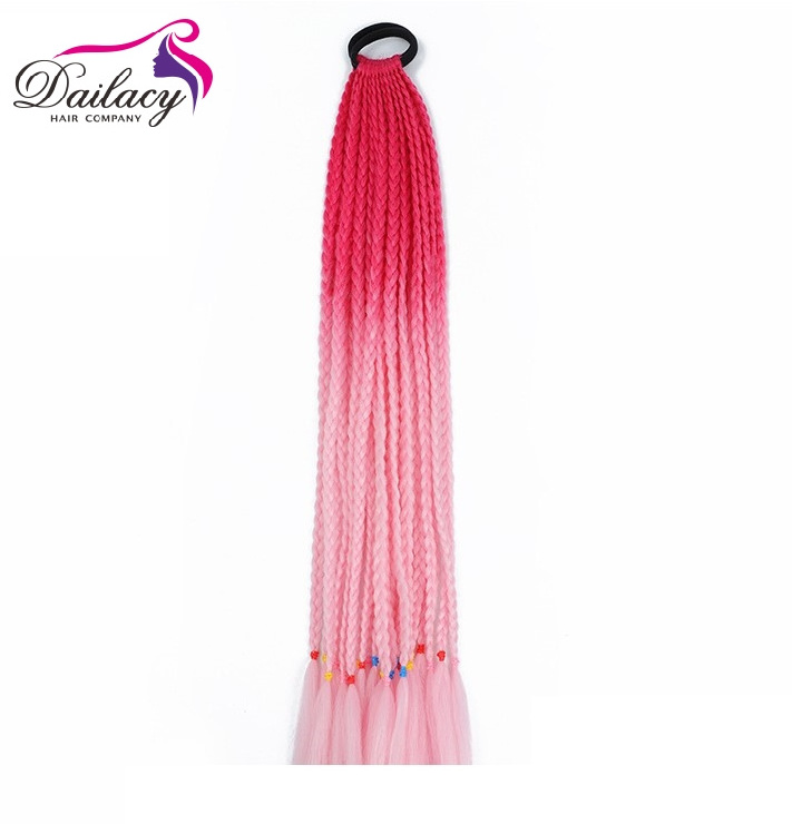 Premium luxury synthetic crochet hair braids extension pre-stretched faux locs crochet hair