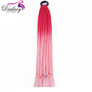 Premium luxury synthetic crochet hair braids extension pre-stretched faux locs crochet hair