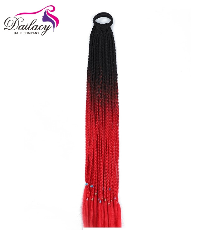 Premium luxury synthetic crochet hair braids extension pre-stretched faux locs crochet hair