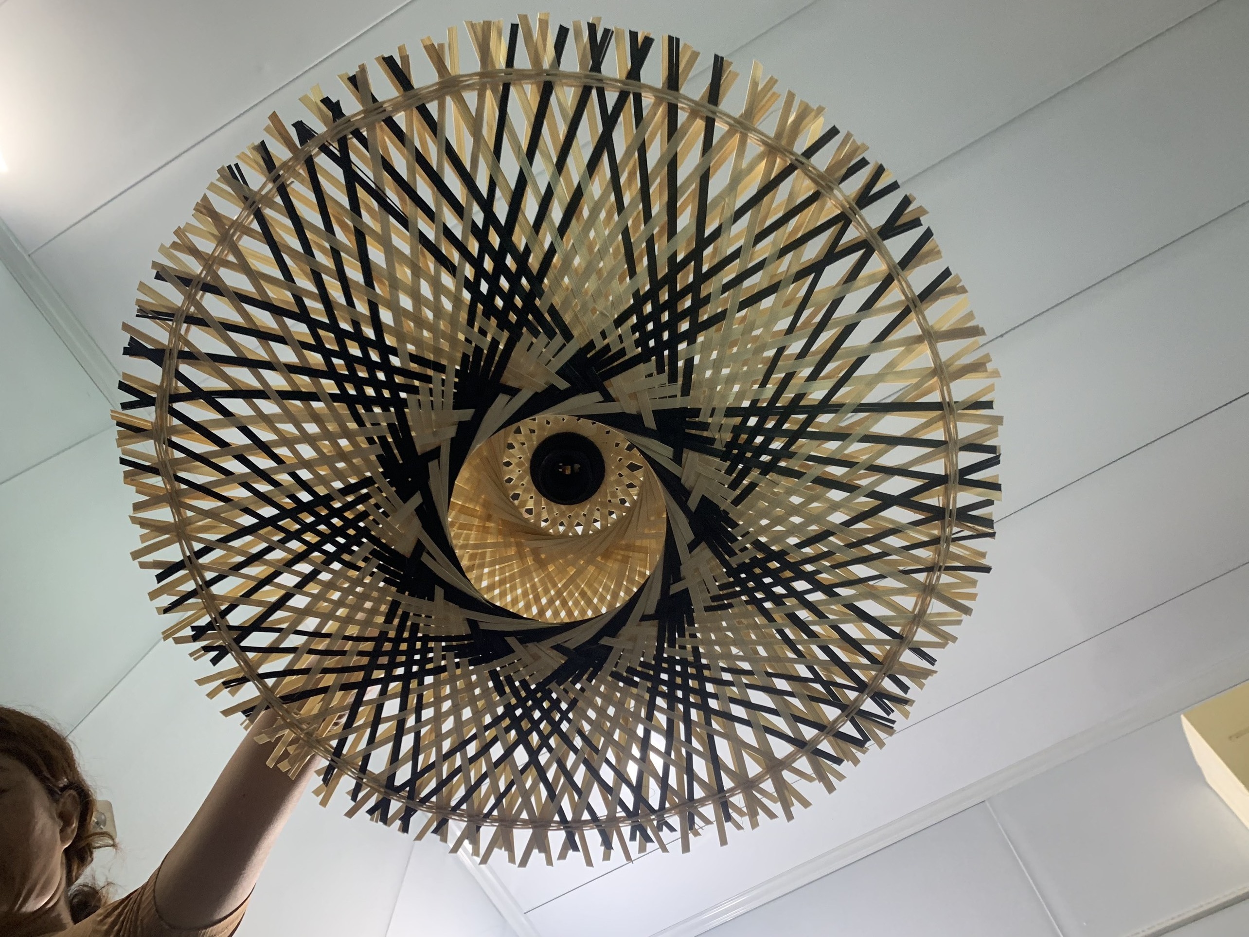 Bamboo Lampshade Style Durable Fabric Cheap Wholesale Customize Size OEM Pedant Light Bamboo Lampshade 1 Made in Vietnam