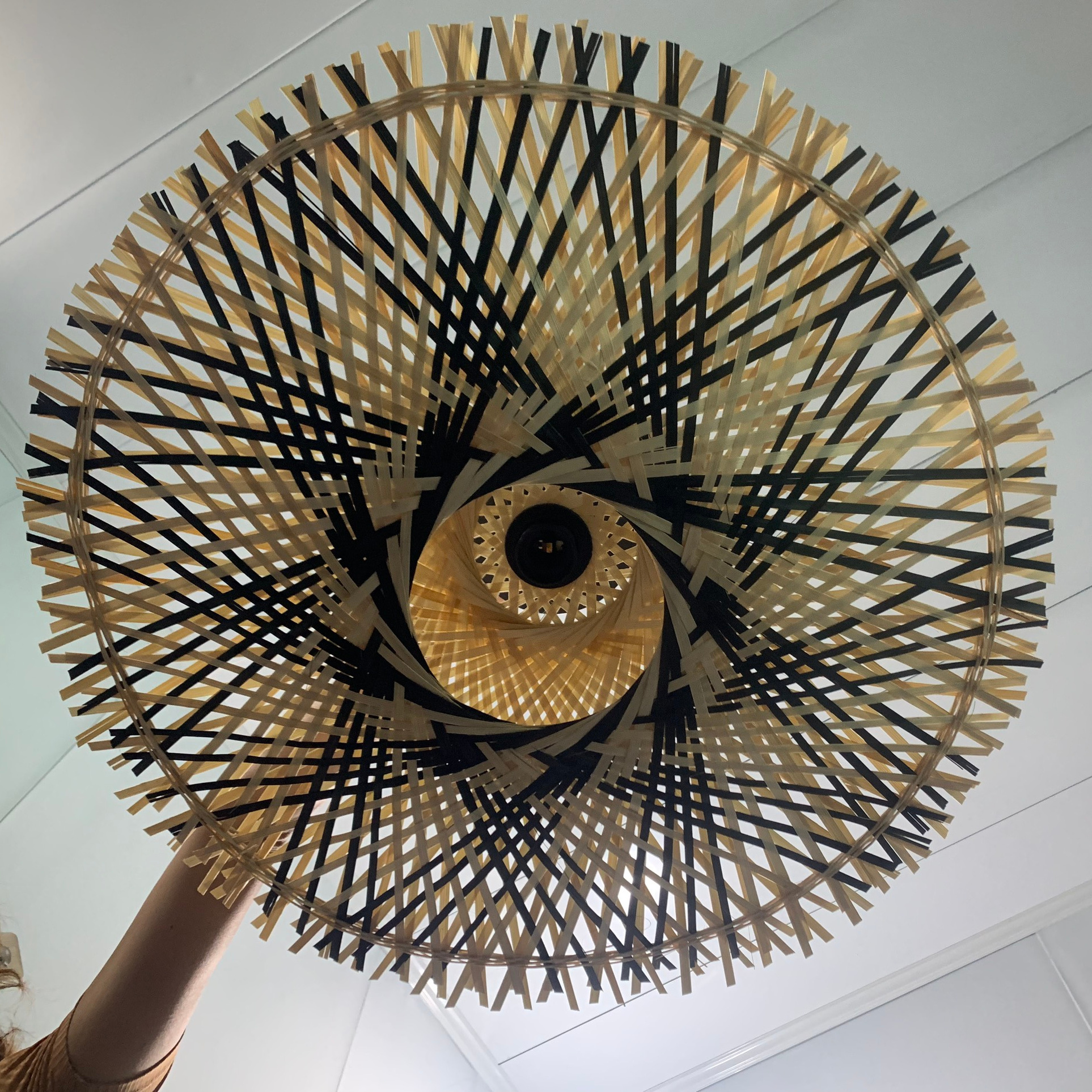 Bamboo Lampshade Style Durable Fabric Cheap Wholesale Customize Size OEM Pedant Light Bamboo Lampshade 1 Made in Vietnam