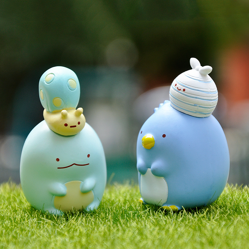 Wholesale cartoon Collection Decoration pvc figure Sumikko Gurashi action figure for Landscape Ornament Model Toys Dolls