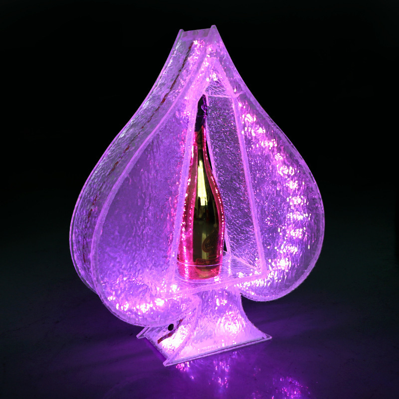 hot sales Presenter Acrylic LED Wine Bottle Glorifier Display