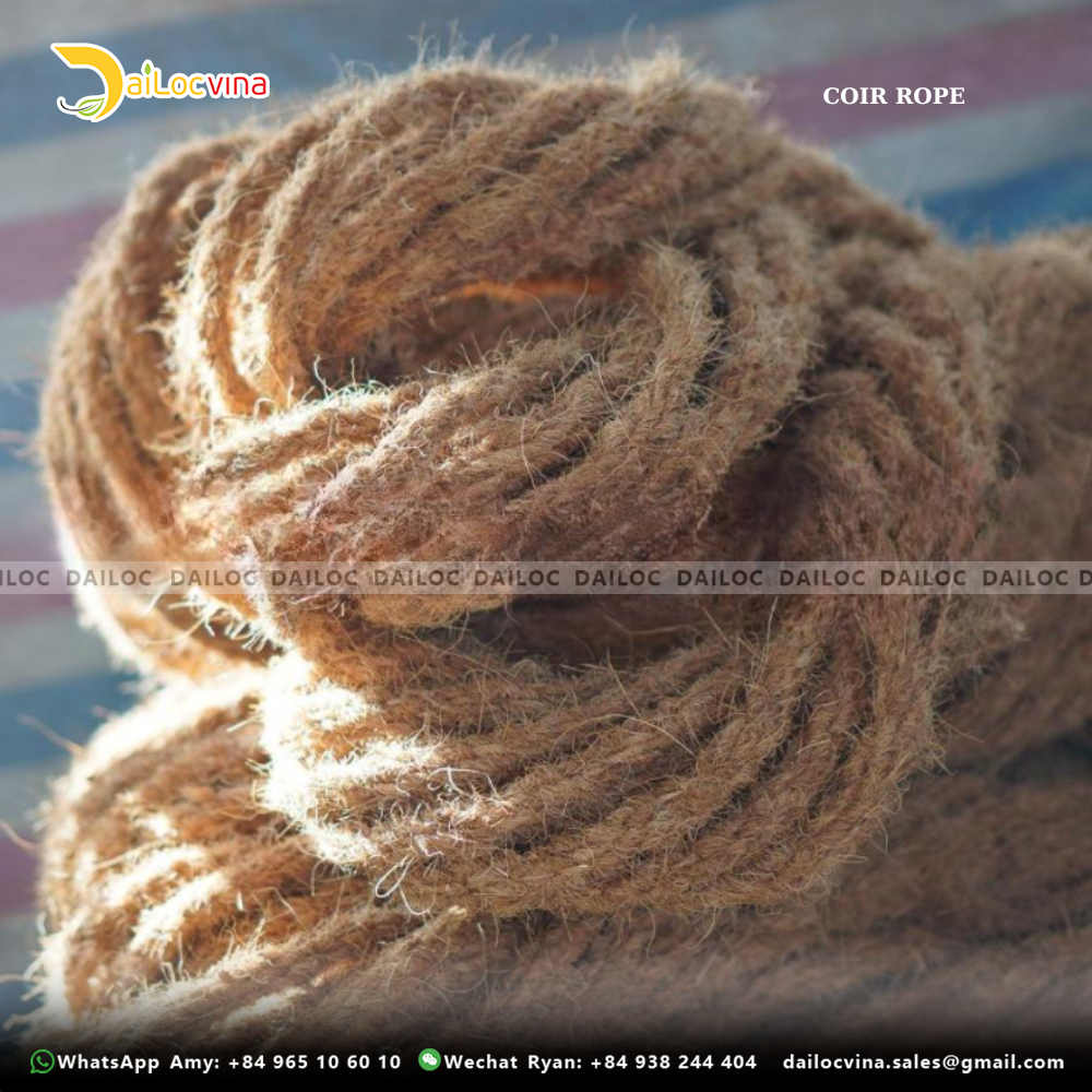 VIETNAM NATURAL COCONUT COIR ROPES FOR TWISTING COCO FIBER EXPORTING