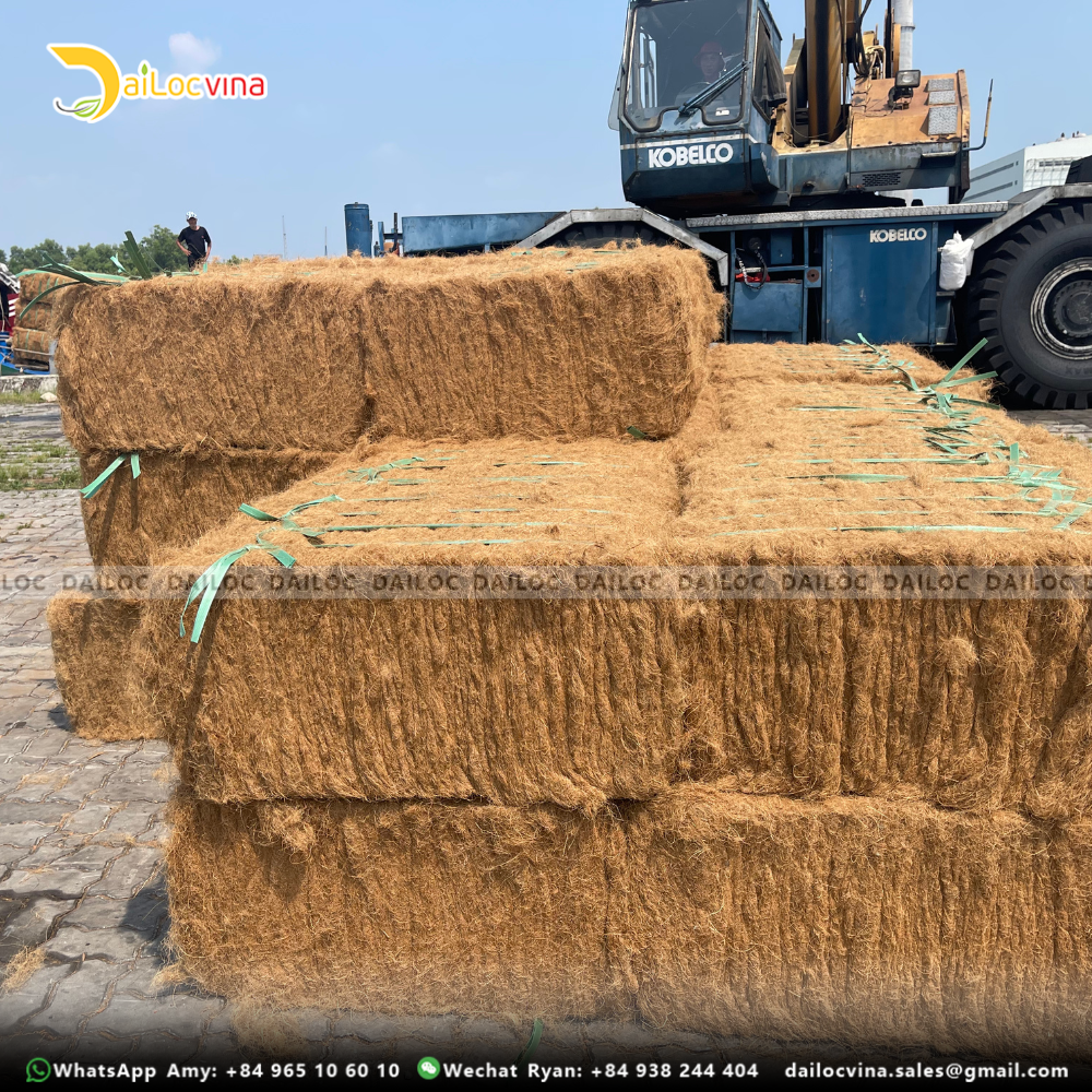 COCONUT COIR FIBER FOR EXPORTING MADE IN VIETNAM WITH BEST RATE AND MOISTURE