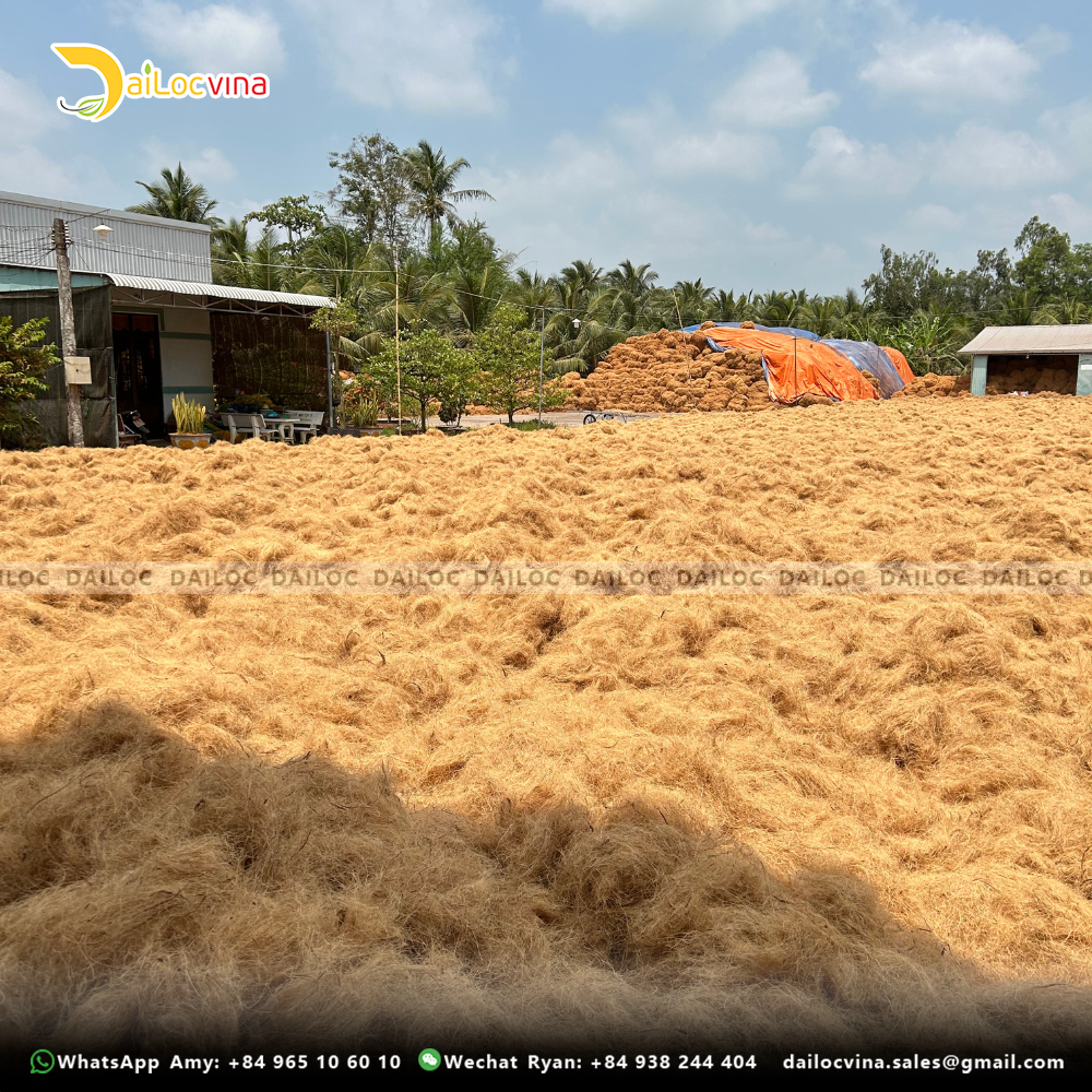 VIETNAM COCONUT FIBER COIR FIBER IN BALES BEST SELLING HIGH QUALITY COCONUT FIBER FOR SALES