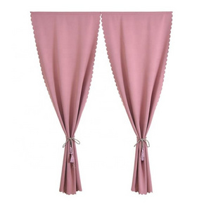 2102071- Finished sunshade curtain with velcro tape, hole free installation curtain fabric