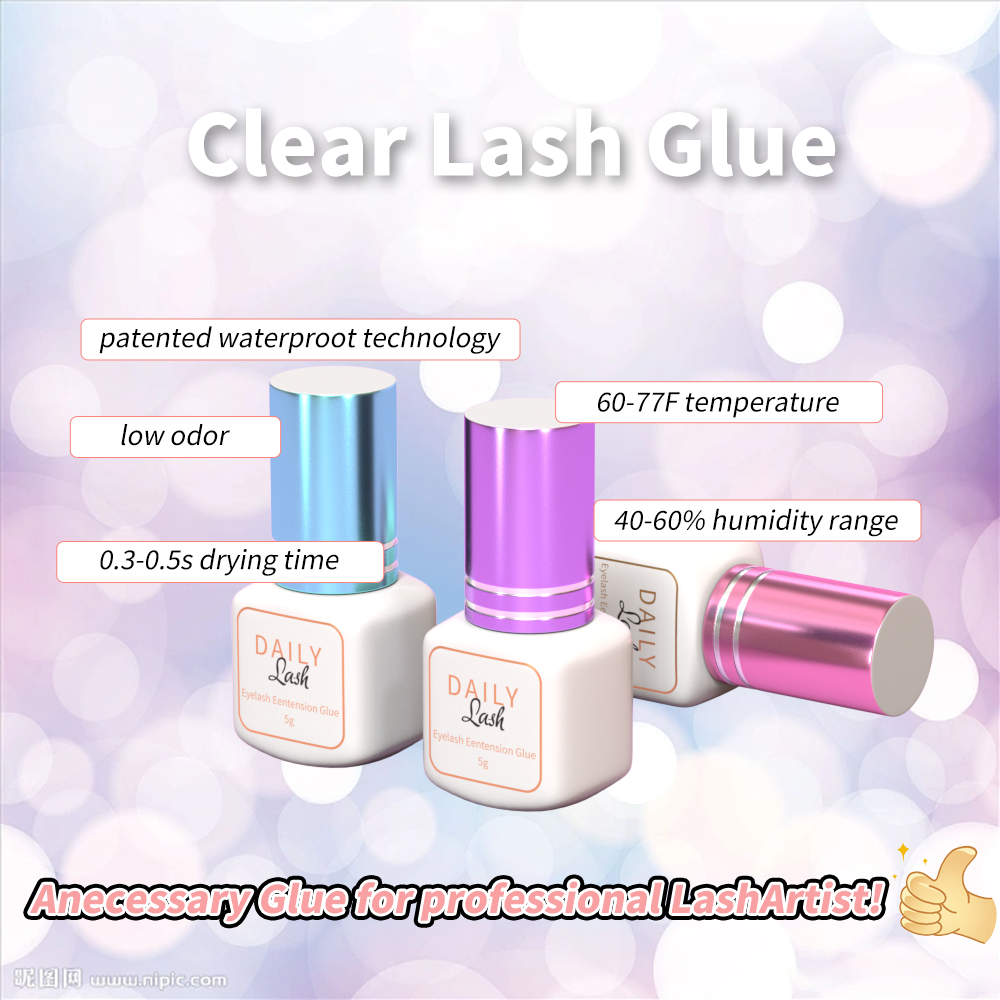 Daily Black Wholesale Professional Premium Latex Free Private Label Mink Eyelash Glue Semi Permanent Eyelashes Glue