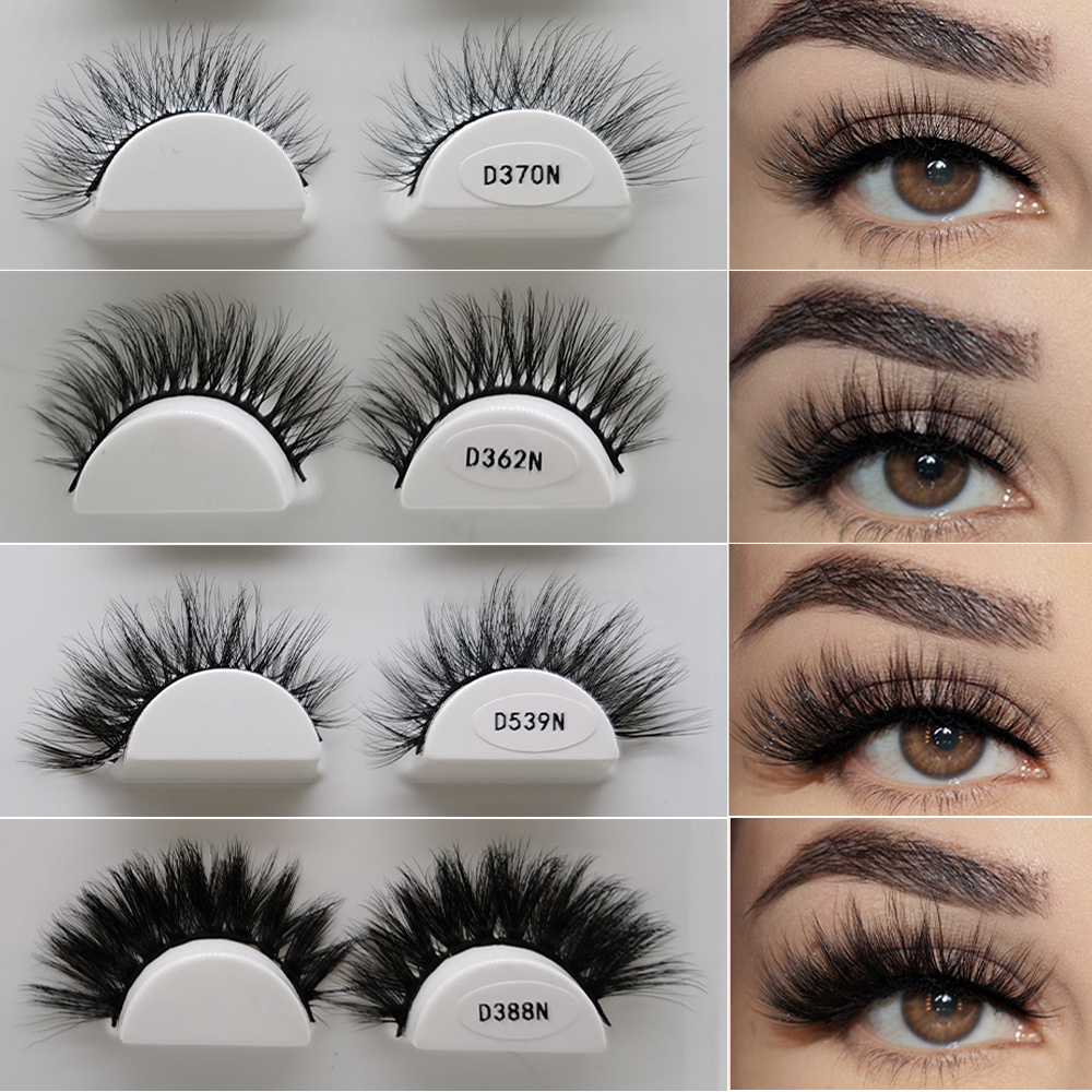 Qingdao Full Strip Lash Natural 3d Faux Mink Lash 15mm 20mm 25mm Eyelashes wholesale Private Label With Silk Lashes