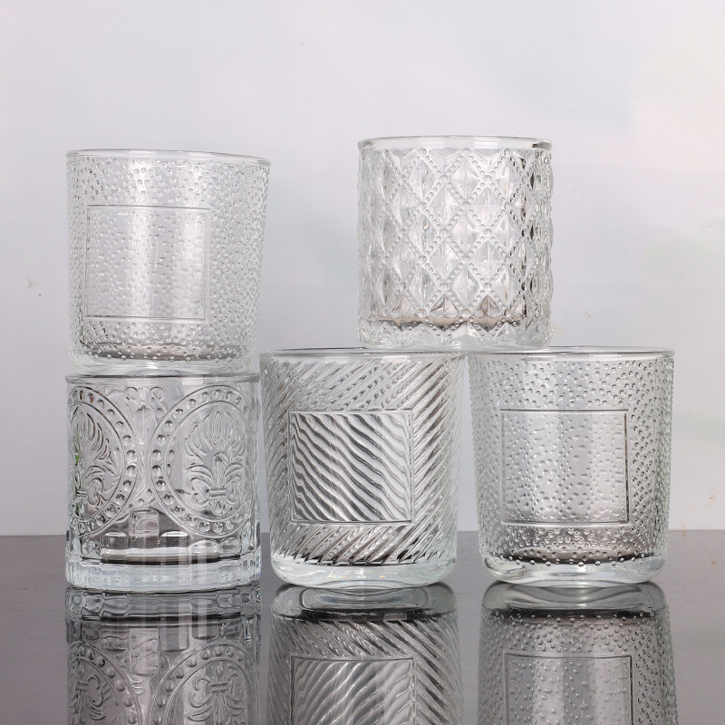 Creative Glass Votive Candle jars Tealight Holders Bulk