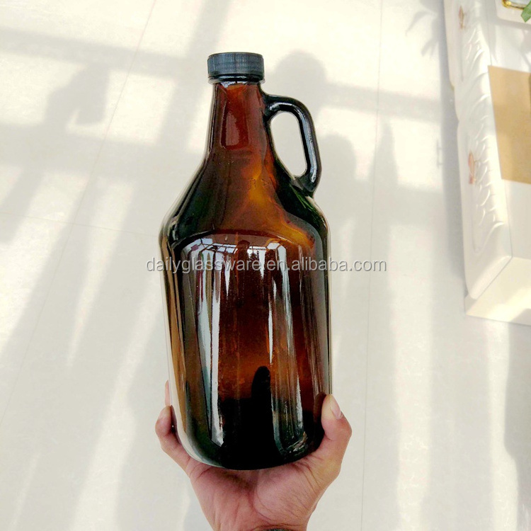 64oz 1/2 Gallon Glass Jug Moonshine Beer Wine White Lightening Home Brewing Making Kit Carboy