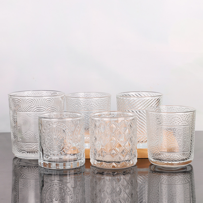 Creative Glass Votive Candle jars Tealight Holders Bulk