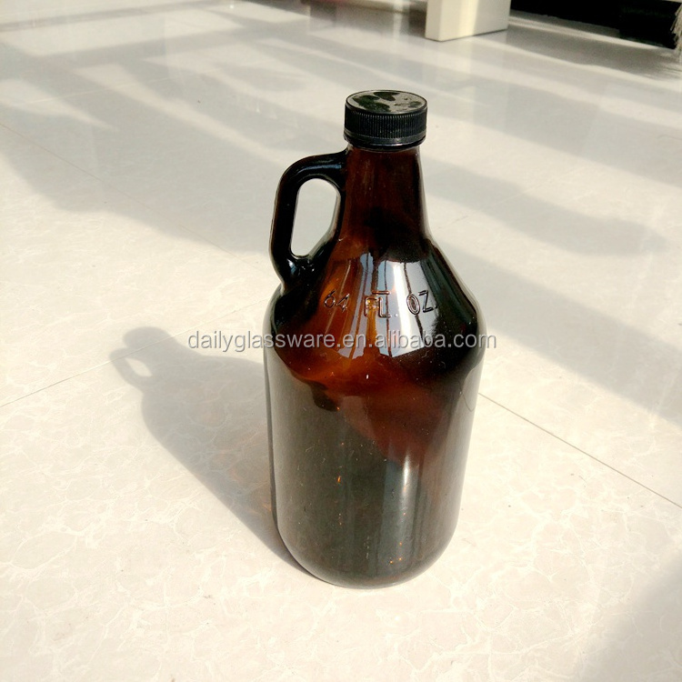 64oz 1/2 Gallon Glass Jug Moonshine Beer Wine White Lightening Home Brewing Making Kit Carboy