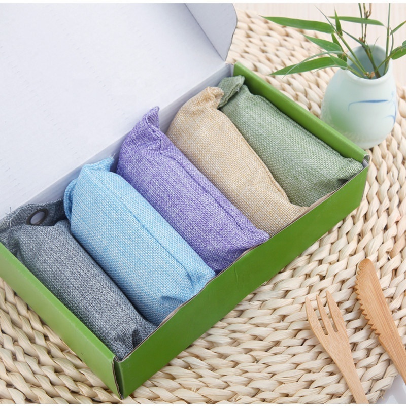 Charcoal Lined Bamboo Activate Charcoal Air Purifier Bag