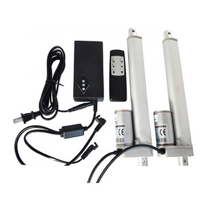 12V/24V Synchronous Customize Linear Actuators With Hall feedback with Wireless Remote Controller Kit, Mounting Brackets