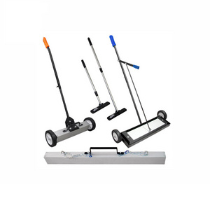 Magnetic Sweeper or Broom with Ceramic Ferrite Magnets, Best Solution for Quick, Easy and Safe Cleaning of Large Areas for Nails