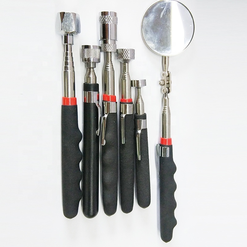 Car Repairing Automotive Repair Tool, Telescoping Magnetic Pick Up Tool and Under Vehicle Inspection Mirror