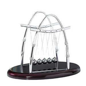 Desktop decoration Early Fun Development Educational Desk Toy Gift Newtons Cradle Steel Balance Ball Physics Science Pendulum