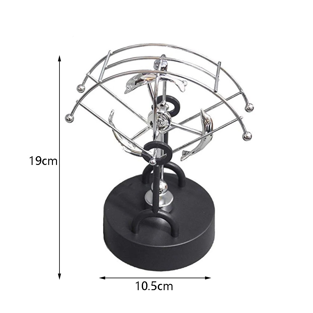 Parachute Sector Perpetual Motion Desk Decoration Newton Pendulum Metal Chaos Swing Creative Scientific Instrument Home Crafts