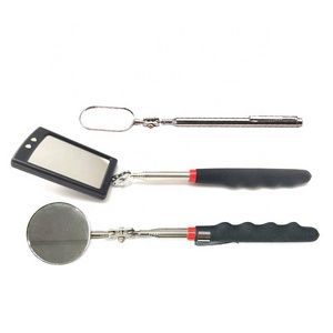 outdoor mechanic automotive stainless steel telescopic arm under vehicle security inspection mirror set  for Inspection Viewing