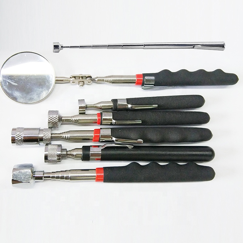 OEM Antenna Repair Telescopic Magnetic Pick Up Tool Kit Pick-Up Tools Magnet Picker Tool With LED Flashlight & Mirror