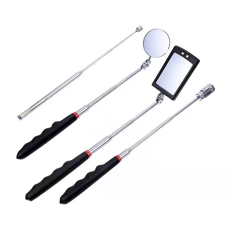 OEM Antenna Repair Telescopic Magnetic Pick Up Tool Kit Pick-Up Tools Magnet Picker Tool With LED Flashlight & Mirror