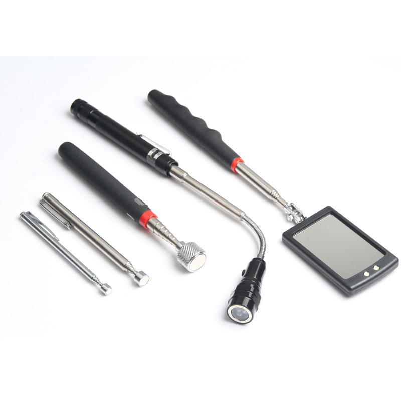 OEM Welcome 3 Pcs Magnetic Tool Set Magnetic Telescoping Pick Up Tools with 360 Swivel Mirror and LED light For Sale