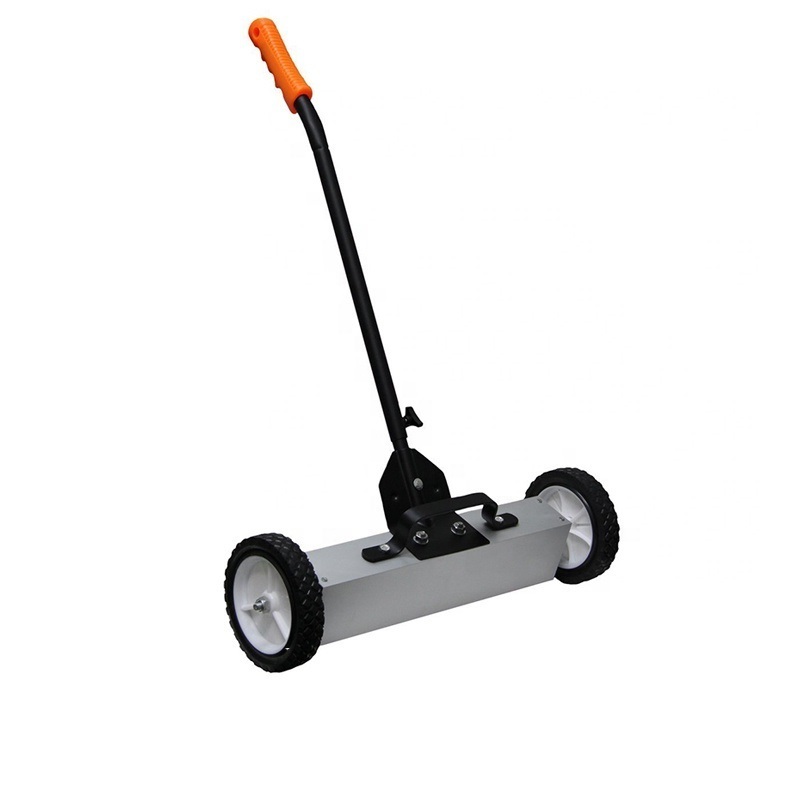 Custom 30 Inch Manual Lawn Street Magnetic Pick-Up Sweeper With Wheels 44 Lb 30