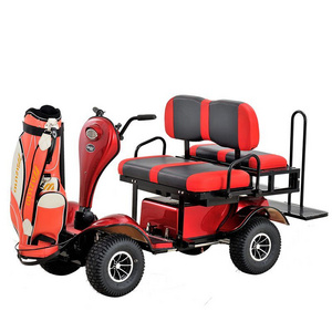 Cheap 4 Seater Electric Pick Up Car Personal Transport Vehicle Golf Trolley Club Carts Golf Buggy Rruiser with Canopy For Sale