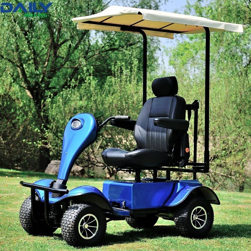 Chinese Cheap 4 Wheel Mini Airport Electric Utility Vehicles Classic Cars Club Golf Carts Scooter with Sunshade Cover For Adult