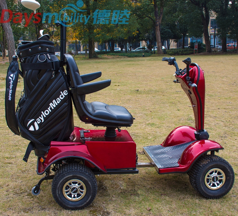 1-Seater Electric Golf Buggy Golfing Cart with 24V 1000W Two Steps Mid Transaxle