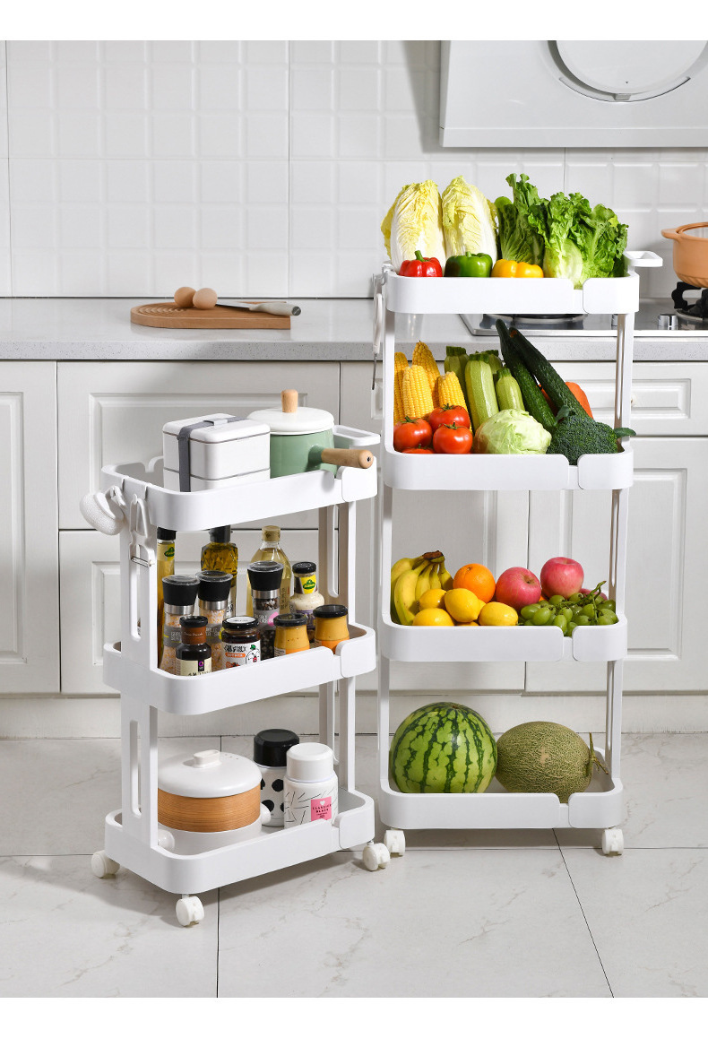 Bathroom Organizer 2-Tier Sliding Kitchen Cabinet Organization with Hook Multi-purpose Under Sink Shelf Organizer