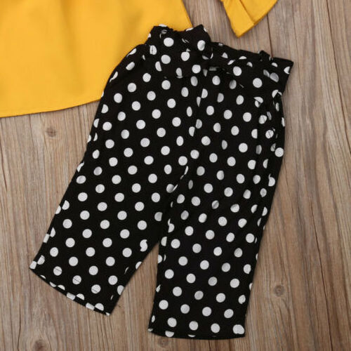 Wholesale Children's Boutique Fashion Clothing Girls Casual Pants Cotton Baba Kids Shirt Suit