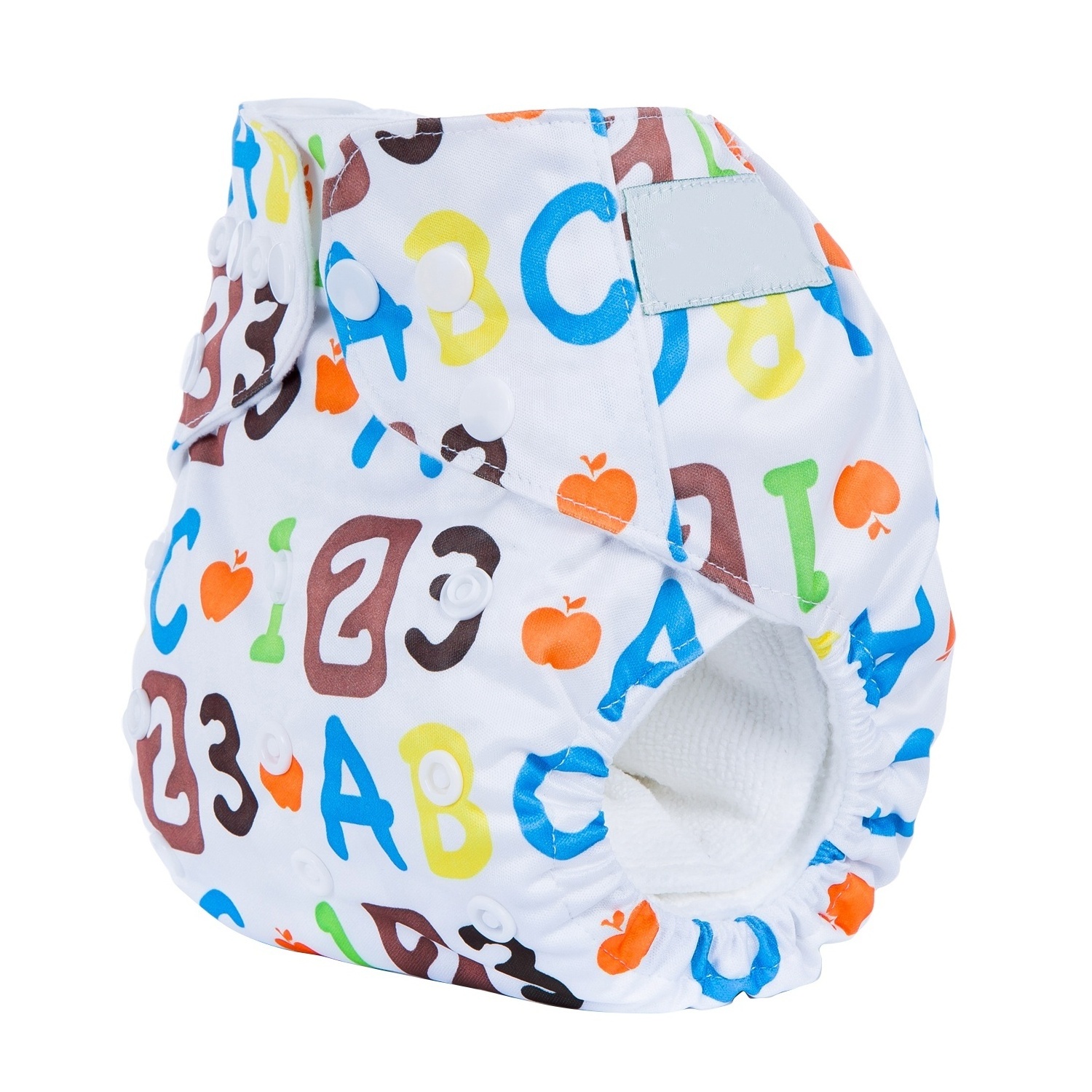 Baby Cloth Diapers 6 Pack with 12 Inserts One Size Adjustable Washable Reusable Baby Diapers for Baby Girls and Boys