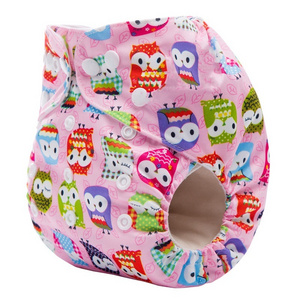 Cloth Washable Leak Guard Baby Diaper Custom Double Row Snaps Reusable baby Cloth Diapers For Baby Swimming