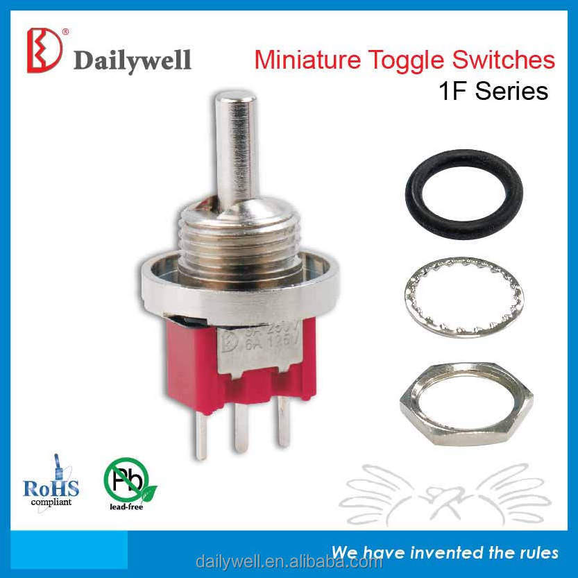 DP SPDT 3P DT 6P Sealed Miniature Toggle Switches