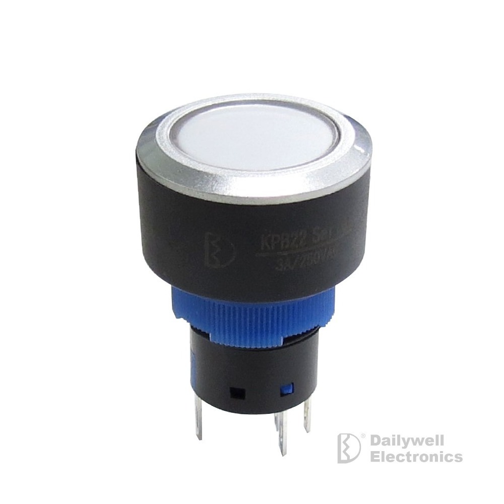 Light weight long life perfornamce non-LED pushbutton 22mm illuminated switch