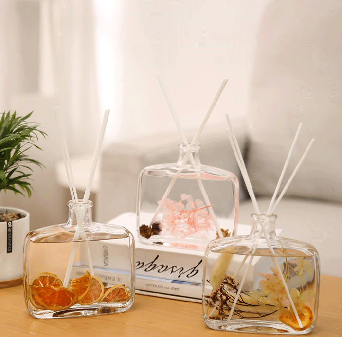 Nice aroma reeds Air freshener for flower reed diffuser glass fragrance