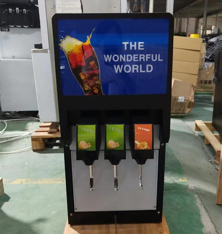 Carbonated beverage fountain soda machine Electric post mix dispenser/ Automatic 5 flavour soda vending machine