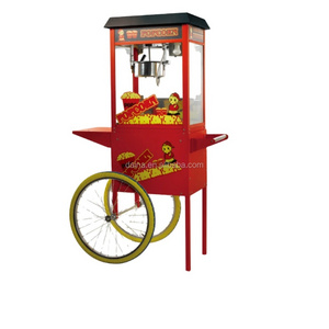 Trade Assurance! commercial automatic caramel making popcorn machine price with wheels