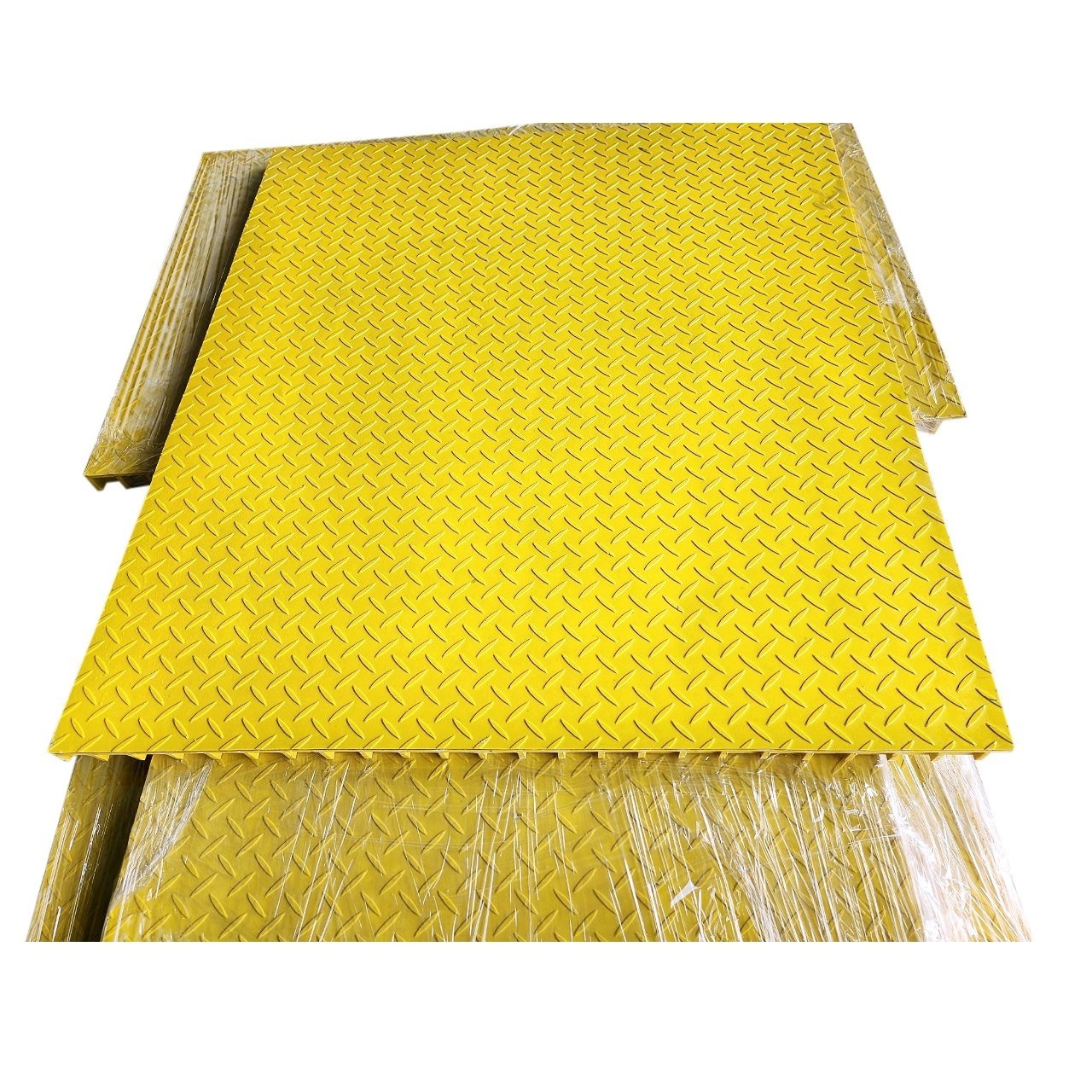 Highly Durable Non-secondary Outdoor Paving Sidewalks 1220x2440x30mm Fiberglass High-Strength Plate with Cover FRP Grating