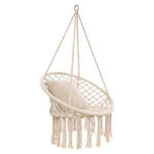 Rope Indoor Bar Garden  Lazy Chair, Outdoor Chair Swing Hanging Hammock