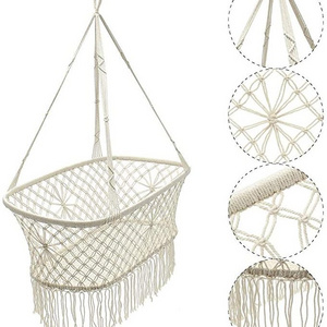 Macrame Baby Nursery Bassinet Cradle Swing Chair Hammock Baby Cradle