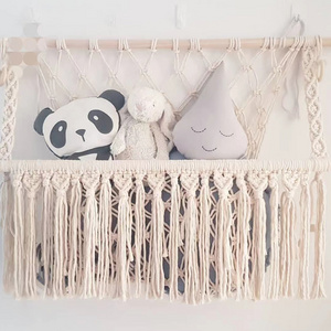 New Stuffed Animal Hammock Macrame Boho Toy Hammock for Nursery Items Stuff Animal Organizer Storage Hanging