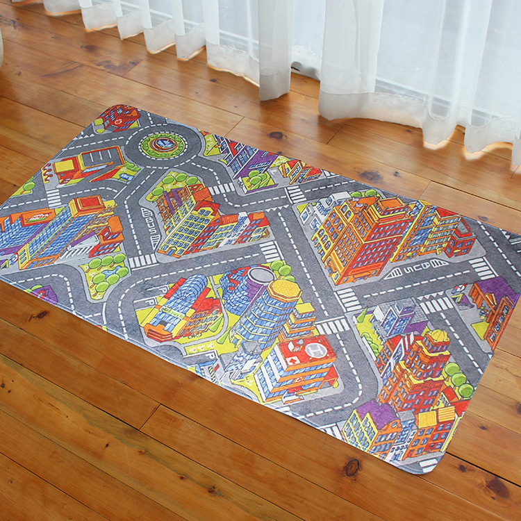 Eco-friendly kids carpet toddler mat soft and comfortable baby fitness game mat//