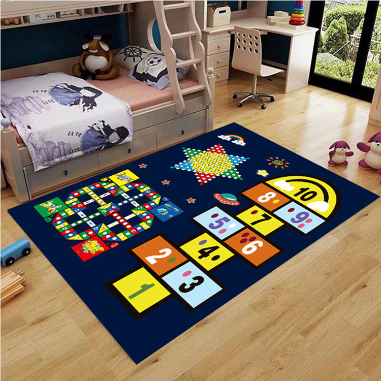 Eco-friendly kids carpet toddler mat soft and comfortable baby fitness game mat//