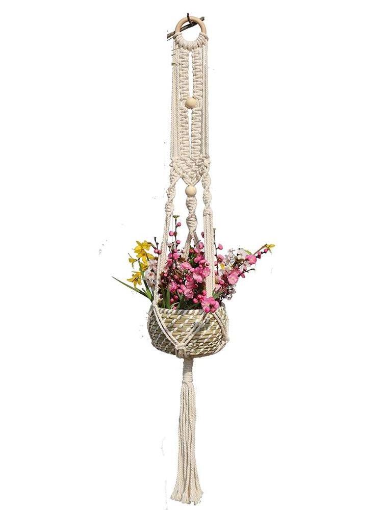 Elegant beads with  Tassels Macrame Plant Hangers