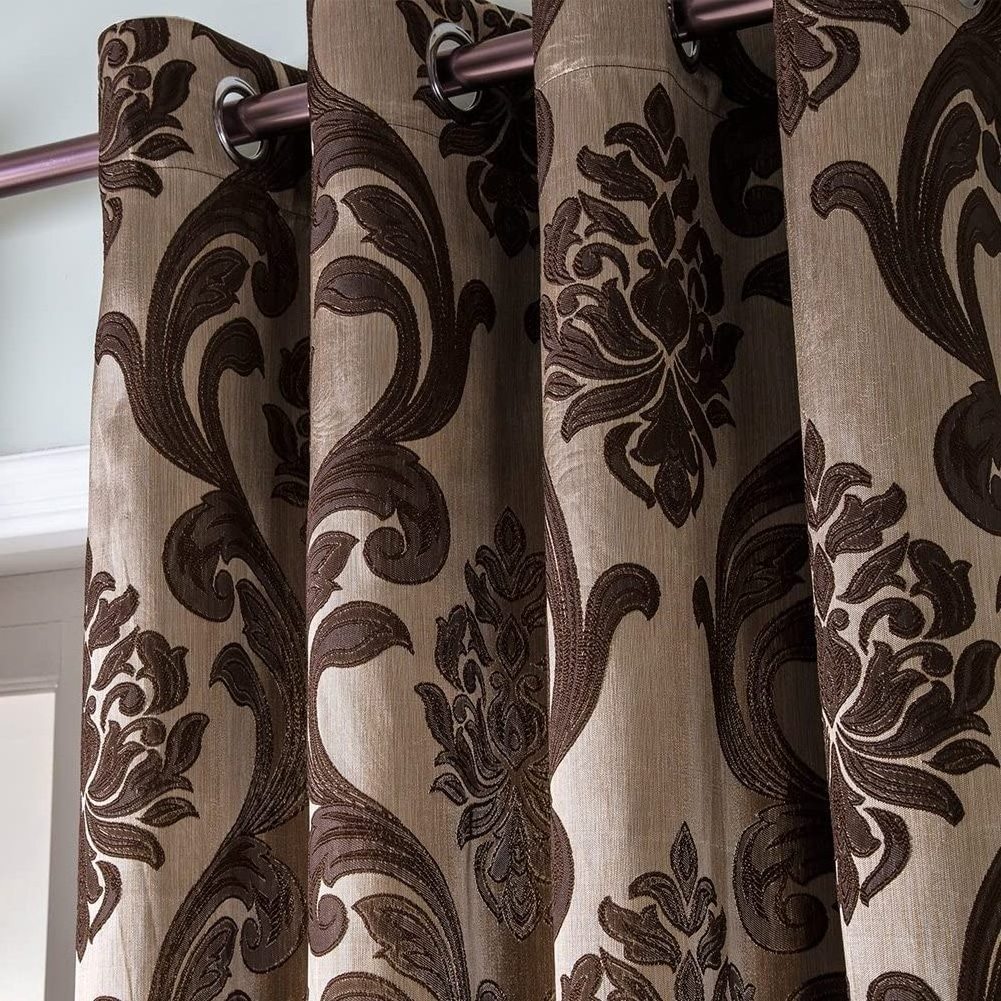 High Quality Arabic Dressing Room Woven Jacquard Velvet Curtain